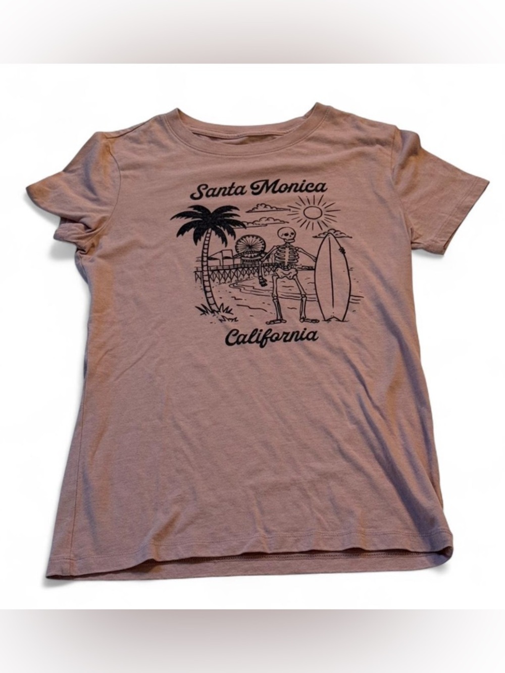 Women’s Santa Monica Aeropostale Classic Crew Graphic Tee - Mauve
